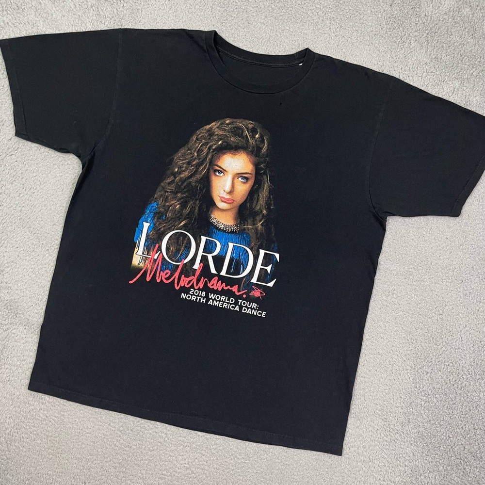 RARE lorde Melodrama‎ World Tour T-shirt
